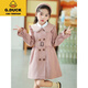 G.Duckkids Girls 'Jacke Frühling Frühling mit mittlerer Windbreaker modische große Kinder lässige Top 24 New Children's Clothing British Style Coat Pink 140 cm