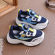 Krieger (Krieger) Kinderschuhe für Jungen mit mittlerem Kinderknopf-Knopf-Sportschuhen für Kinderjoggingschuhe WZ (CL) -1509 Dunkelblau Rice 38
