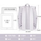 Mah New High School Schoolbag für Frauen Einfacher Reise -Rucksack wasserdichte Computertasche Leichter Pendelkutlack für Männer reguläre 14 Zoll 丨 Luviolet Grey