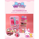 Shantoulin Village Pink Rabbit Children's Mini Multifunktional Simulation Kühlschrank Girls 4-6 Jahre alte Spiele Fun Kitchen Toys YY17081 Mini Toaster