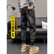 Jinlilai Gy Clothing Jeans rasgados para hombres Summer Brand Slim Feet 2025 New Summer delgados Pantalones de ocio de los niños negros delgados 6636 Negro. 28