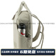 
North Face 20L solid color stylish zipper nylon backpack regular women's clay gray clay gray