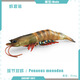 Shantoulin Village Simulation Children's Early Education Cognition Aquatic Tiger Shrimp Spot Festival Prawns Marine Freshwater Biological Solid Model Toy Ornaments T15688 Aquatic Tiger Shrimp 103g