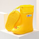 Children's rain boots for girls and babies anti-slip rain boots for 1-7 years old boys and students children water shoes waterproof elastic mouth zx-12 elastic mouth 26