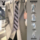 Playboy (PLAYBOY) original Japanese college style DK uniform suit suit shirt trousers school supply full set of male and female class uniforms gray suit + Q28 shirt + blue tie + gray pants S