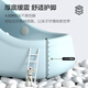 Park XI Summer Hole Schuhe Jungen und Mädchen Sandalen mittel- und Großkindern Outdoor Anti-Rutsch weicher Sohle Zwei-Schale-Sandalen Kinderstil Pfirsich Sandpulver + Panda Schuhe Knalle 34 [220 mm]