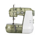 Machine de couture AOLAI pour le petit mini mini portable électrique entièrement automatique multifonction D717 Bureau à double fil à double vitesse Machine de couture électrique + standard [Nouvelle mise à niveau] vert