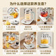 Midea health kettle large capacity tea kettle stew kettle electric kettle constant temperature insulation automatic home office flower tea kettle glass tea kettle to cook millet super new product 1.8L