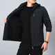 
VIIBEST9898 Cross-border casual jacket autumn and winter outdoor windproof charge plus velvet hooded casual jacket sports clip military green M