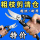 German craftsmanship imported steel branch shears, tree shears, fruit tree shears, pruning scissors for household flowers, trees and grapes to prune branches. Manufacturer provides welfare/loss impulse/not the main model. High carbon steel large shears. Extra sharp/100 times saving.