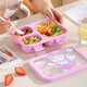 Varelle de table pour enfants bol de nourriture bol bébé 316 en acier inoxydable Nouveau-né le bol d'isolation à eau modèle de licorne amovible