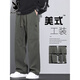 Playboy; PLAYBOY American Trendy Brand Work Pants Pantalones de paracaidista heterosexuales de los hombres 2025 Summer delgada Sports Charners informes 9856-Militar Green 2xl [Merk] 150 ~ 165Jin [Jin equivale a 0.5 kg]