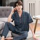 Pantalones de algodón puro de algodón puro de verano yalu pantalones de manga corta para hombres de verano de verano para hombres de verano para hombres de verano para hombres de verano para hombres de verano 9863 gris oscuro l (170): adecuado para 120-140Jin [Jin equivale a 0.5 kg]