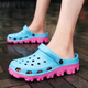Zapatos de agujero de gran tamaño Xuanyuan 47-49 Sandalias especiales para hombres para zapatillas de doble propósito transpirables y sin deslizamiento más grasas más sandalias más grandes S9859 caqui 39
