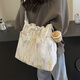 
viney's new canvas bag women's bag large capacity crossbody bag commuting birthday gift for girlfriend and wife [white] practical light luxury shoulder bag fashion brand high-end versatile casual tote bag