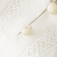 InMAN French embroidered short-sleeved white shirt 2025 summer high-end temperament fashionable and versatile loose thin shirt Yunduobai L