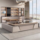 Ancient dynasty lifting boss desk office desk and chair combination simple modern president desk leadership office furniture manager executive desk customized consultation customer service