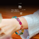 
Pangdonglai quality tourmaline reblade beads [Raw stone A21] Miss Cat jewelry raw stone reblade Pixiu hand Watermelon No. 15909 Watermelon tourmaline original bracelet Natural tourmaline