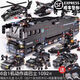 Weifanjia military building blocks special police team series police car boy puzzle assembly toys 10 years old military gift Thunder heavy armed transport vehicle 1585 pellets