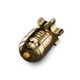 New Creative Agent Small Nuclear Bomb Rotating Decompression Toy Gun Ejectable Backpack Keychain Pendant Small Gift Brilliant Gold Little Boy Keychain - 3 Bullets Free