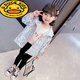 G.Duckkids Jacket de chicas con capucha adecuada para niños en primavera y otoño 2023 Nueva ropa para niños de moda Internet Celebrity Baby Girl Pink 120 cm