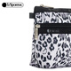Lesportsac's new style CLASSIC series fashionable leopard print retro compartment storage bag clutch cloud spot mist leopard