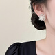 Platinum 925 Silver Needle Dandelion Earrings Ear Clip Heavy Industry Unique Earrings High-end Earrings Women's Ear Clips Without Holes Dandelion Earrings Ear Clips