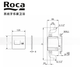 Roca Lejia Capteur d'urinoir de paroi de rinçage automatique 5x9215E00 5x9315E00 SHENGKE S VALVE 5A8102C0N Type de batterie-chrome plaqué