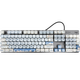 罗技（Logitech）K845机械键盘背光有线键盘 游戏电竞键盘 茶青红轴键盘DIY键帽 办公游戏键鼠套装 全尺寸104键盘 K845-冰淇淋小熊键帽 青轴