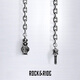ROCK&RIDE Rebirth Series Chain Collection Necklace S925 Silver Niche High-Quality Texture Chain for Your Boyfriend 55CM Rebirth Water Pattern Chain