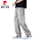 Pierre Cardin Mesh atmungsaktive Eisseidenhosen 2025 Sommer neuer kühles, schnell trocknendes Mücken-Repellent Hosen Männer Gerade losen lässige Sportarten 6636 Militärgrün M (ca. 90 ~ 110 Jin [Jin entspricht 0,5 kg] tragbar)