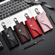 Tang Xiaoshgs echte Kuhläden -Schlüsselbeutel für die große Kapazität von Männern Multifunktionaler allgemeiner Autoschlüsselkette für Frauen Taille Hanging Small Household Key Bag Schnalle - Black