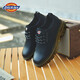 Dickies men's casual shoes workwear business leather shoes men's casual retro British workwear shoes black 40
