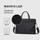 Cnoles Men's Handbag Casual Briefcase Business Commuting Shoulder Crossbody 14-inch Laptop Bag Birthday Gift for Dad, Boyfriend, Husband Practical Black