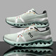 
ON NO men's shoes breathable casual shoes, cow sports jogging shoes, men's super light cushioning running shoes, gray black 9922 44