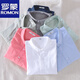 Lomon men's linen long-sleeved shirt Japanese casual loose tops youth spring and autumn comfortable breathable cotton and linen shirt jacket 9207 watermelon red M