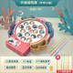 Wanre Rotation de pêche magnétique Toys pour garçons, filles, bébés, bébés, enfants et jouets Education de la petite enfance Classique de musique multifonctionnelle [Modèle de batterie à croche