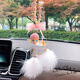 Yusenyi Pop Mart Molly's car pendant interior pendant car rearview mirror internet celebrity hanging gift Teddy baby