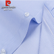 Pier Cardin Auténtico Xinjiang Camisa de hierro Pure Cotton Free Iron Free de manga larga para hombres 2025 Spring and Middle-Eding y mayores negocios anti-juerga de ropa formal de pulgada azul 8w6626 41 140 ~ 150