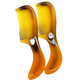 Jiamei Tendon de bœuf épaissi des peignes de cheveux plis de cheveux continu peigne les cheveux raides massage de cheveux bouclés grandes dents larges dents denses denses anti-statique 3878 + 3876