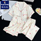 
Woodpecker three-piece pajamas for women in summer 2025 new thin women summer cloud cotton short-sleeved short-sleeved trousers can be worn outside 9922# cloud cotton three-piece set M [70-95]Jin[Jin equals 0.5 kg]