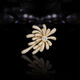 Exquisite brilliant fireworks brooch women's suit corsage brooch accessories cardigan coat temperament decoration Firework beads A105