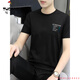 
Woodpecker (TUCANO) ice silk short-sleeved T-shirt men's summer trendy and versatile handsome clothes 2025 new half-sleeved T-shirt top 1421 white M 100Jin[Jin equals 0.5 kg]-110Jin[Jin equals 0.5 kg]