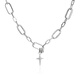 Qlady Cross Star Sweater Chain Мужчины и женщины модное ожерелье легкая роскошная ниша 2025 Новая модные аксессуары для цепи клавиля