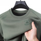 
Hengyuanxiang men's sweatshirt 2025 autumn and winter plus velvet thickened cotton lock warm trendy inner top high-end men D687 red plus velvet M 165 recommended 90-120Jin [Jin equals 0.5 kg]