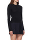 Ami Paris 24fw de Coeur сетчатой ​​круглый свитер женский цвет женский цвет FKS135Kn0049. 20 XXS