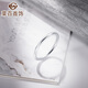 Caibai Jewelry Platinum Ring PT950 Simple and Versatile Plain Ring Platinum Round Stick Ring Price Approximately 1.20g Approximately No. 13