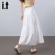 IT It French Sweet Sweet Mid Legth Rock 2025 Sommer Neues Hoch-Temperatur-Design mit großem Speichen-Temperament A-Line-Rock