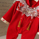 Same day delivery baby clothes spring and autumn 2025 new newborn jumpsuit baby 100-day one-year-old dress picture color 73cm