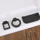 Mekejera Hand cabinet door drawer shoe cabinet wardrobe cabinet sliding door handle cabinet accessories black furniture small handle J-96MM-9898 aluminum alloy